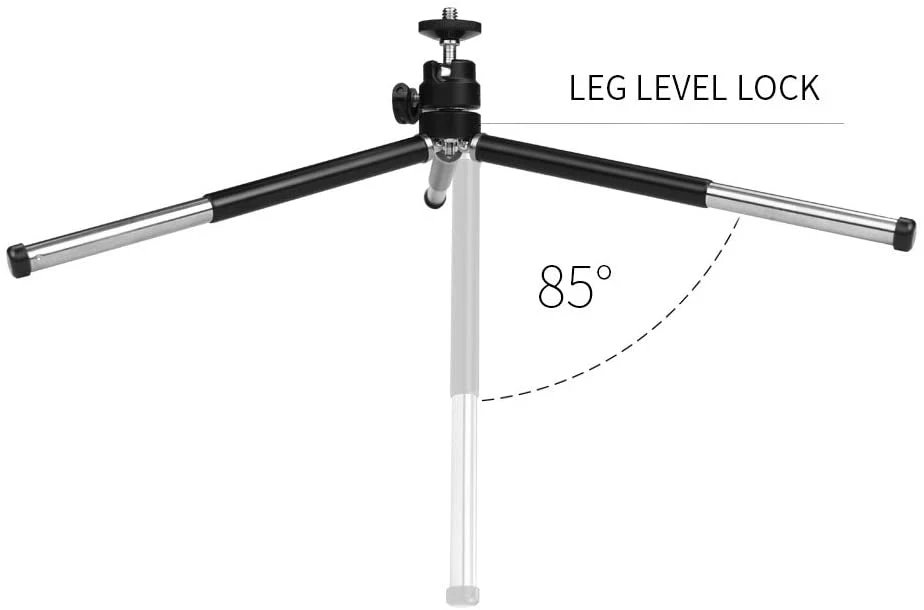 AmazonBasics Lightweight Adjustable Mini Tripod Stand – 7 Inch 7 AmazonBasics Lightweight Adjustable Mini Tripod Stand – 7 Inch - Image 5