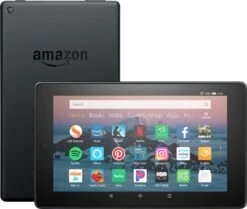 Amazon Fire HD 8 10th Generation 8 Inch Tablet 32GB With Alexa – Black -Electronics Store 6293710 sd