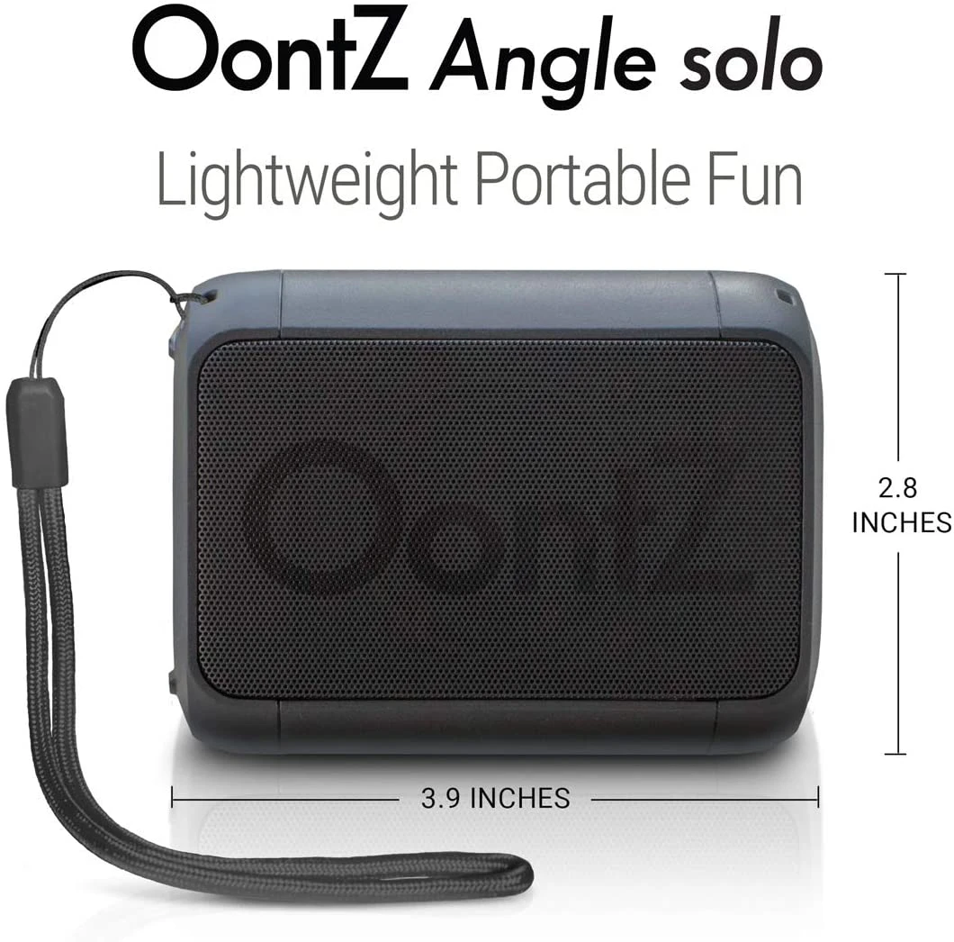 Oontz Angle Solo – Portable Bluetooth Speaker Black 4 Oontz Angle Solo – Portable Bluetooth Speaker Black - Image 2