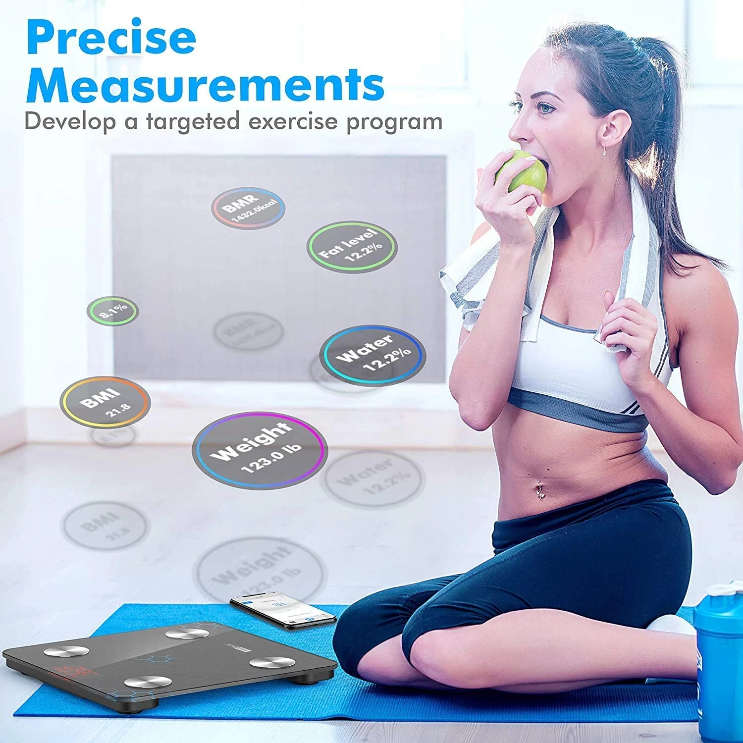 Powlaken Body Fat Scale Smart BMI Scale 8 Powlaken Body Fat Scale Smart BMI Scale - Image 6