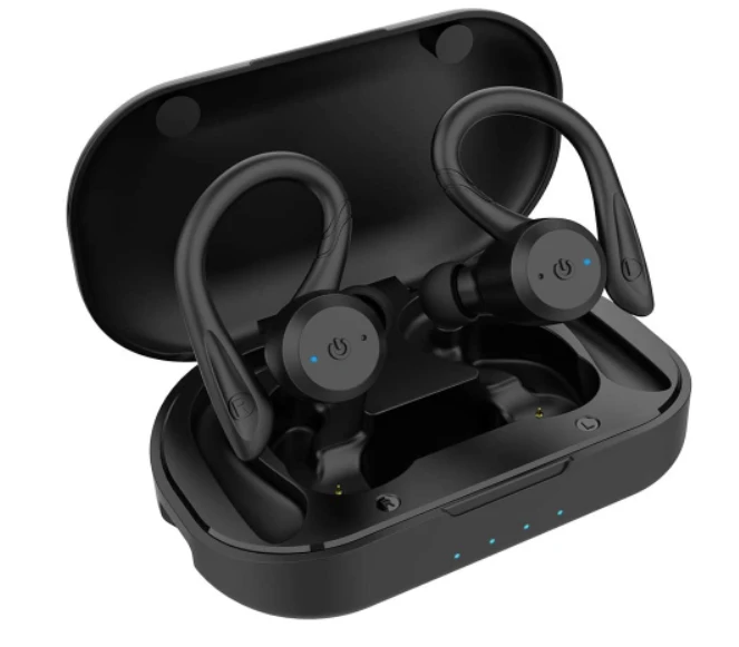 APEKX Bluetooth True Wireless Earbuds With Charging Case IPX7 Waterproof – Black 3 APEKX Bluetooth True Wireless Earbuds With Charging Case IPX7 Waterproof – Black