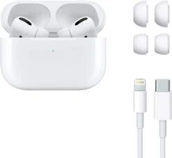 AirPods Pro A2083 With Wireless Charging Case – White -Electronics Store AirPods Pro A2083 With Wireless Charging Case White 05