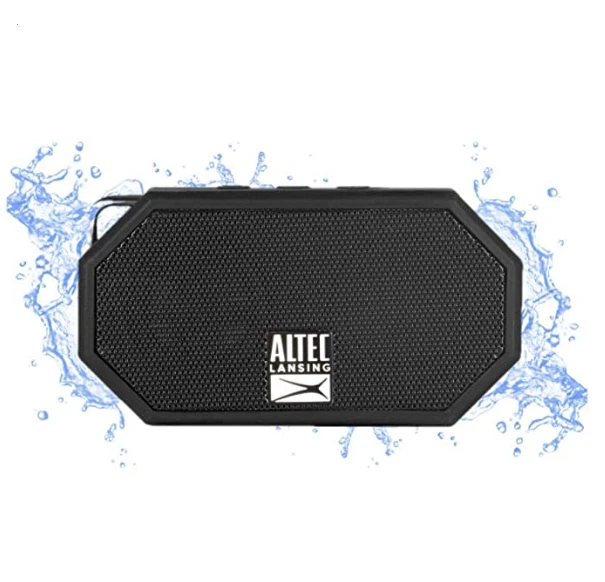 Altec Lansing HydraMini Wireless Bluetooth Speaker – IP67 Waterproof USB C Rechargeable – Black 5 Altec Lansing HydraMini Wireless Bluetooth Speaker – IP67 Waterproof USB C Rechargeable – Black - Image 3
