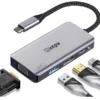 INTPW USB C To VGA And HDMI 4K Multiport Adapter