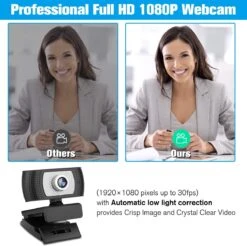 IPXOZO 2K Webcam With Microphone – 4MP – FHD -Electronics Store IPXOZO 2K Webcam with Microphone 4MP FHD 1