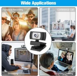 IPXOZO 2K Webcam With Microphone – 4MP – FHD -Electronics Store IPXOZO 2K Webcam with Microphone 4MP FHD