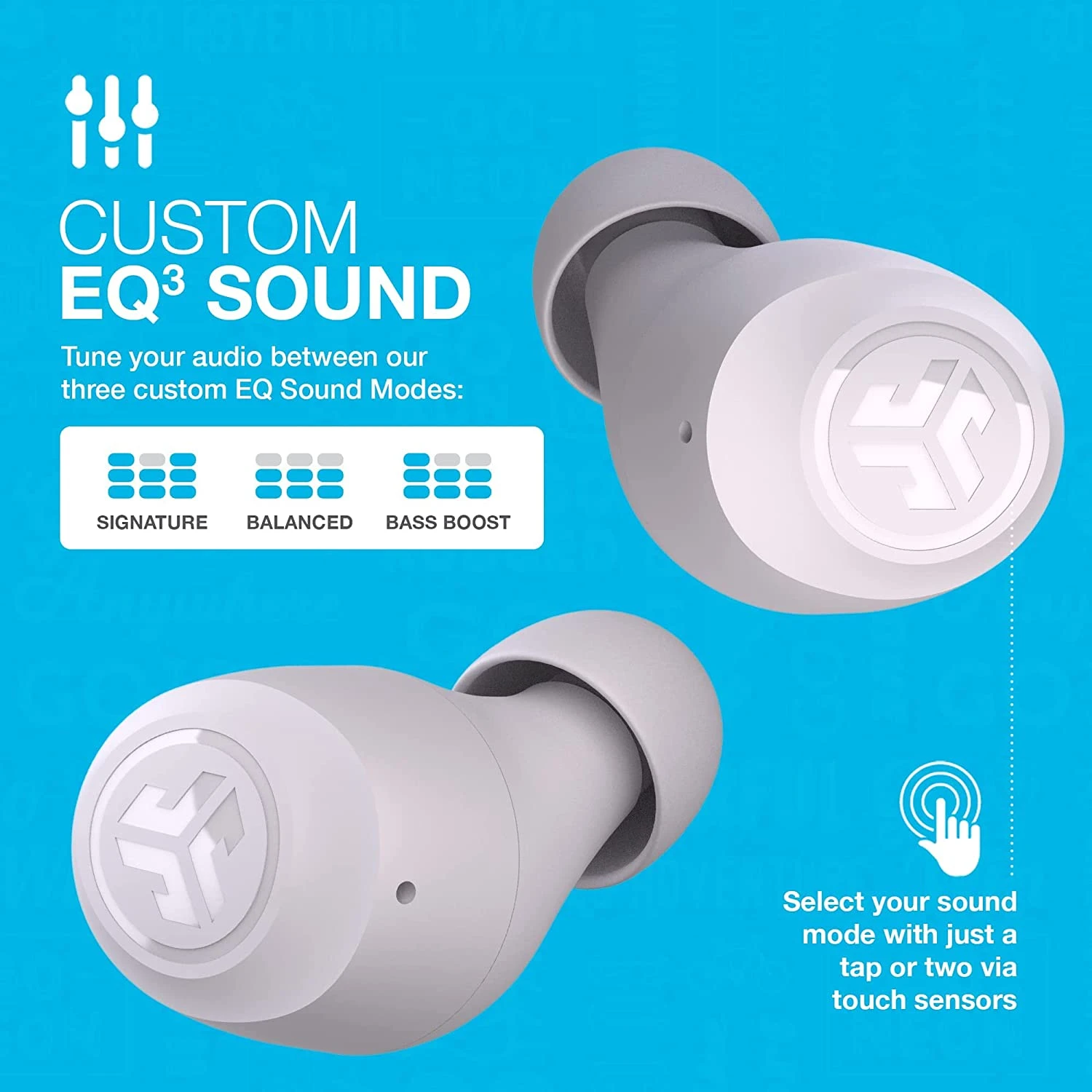 JLab Go Air Pop True Wireless Bluetooth Earbuds With Charging Case – Lilac 4 JLab Go Air Pop True Wireless Bluetooth Earbuds With Charging Case – Lilac - Image 2