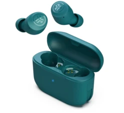 JLab Go Air Pop True Wireless Bluetooth Earbuds With Charging Case – Teal