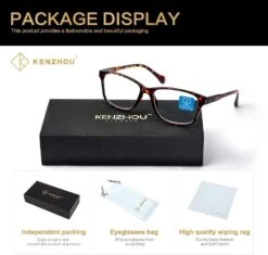 Kenzhou Eyewear Blue Light Blocking Computer Glasses Anti Eyestrain Unisex – Blue Purple -Electronics Store Kenzhou Eyewear Blue Light Blocking Computer Glasses Anti Eyestrain Unisex Wine Red 1 2