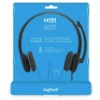Logitech 3.5 Mm Analog Stereo Headset H151 With Boom Microphone – Black