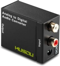 Musou RCA Analog To Digital Optical Toslink Coaxial Audio Converter -Electronics Store Musou RCA Analog to Digital Optical Toslink Coaxial Audio Converter 1