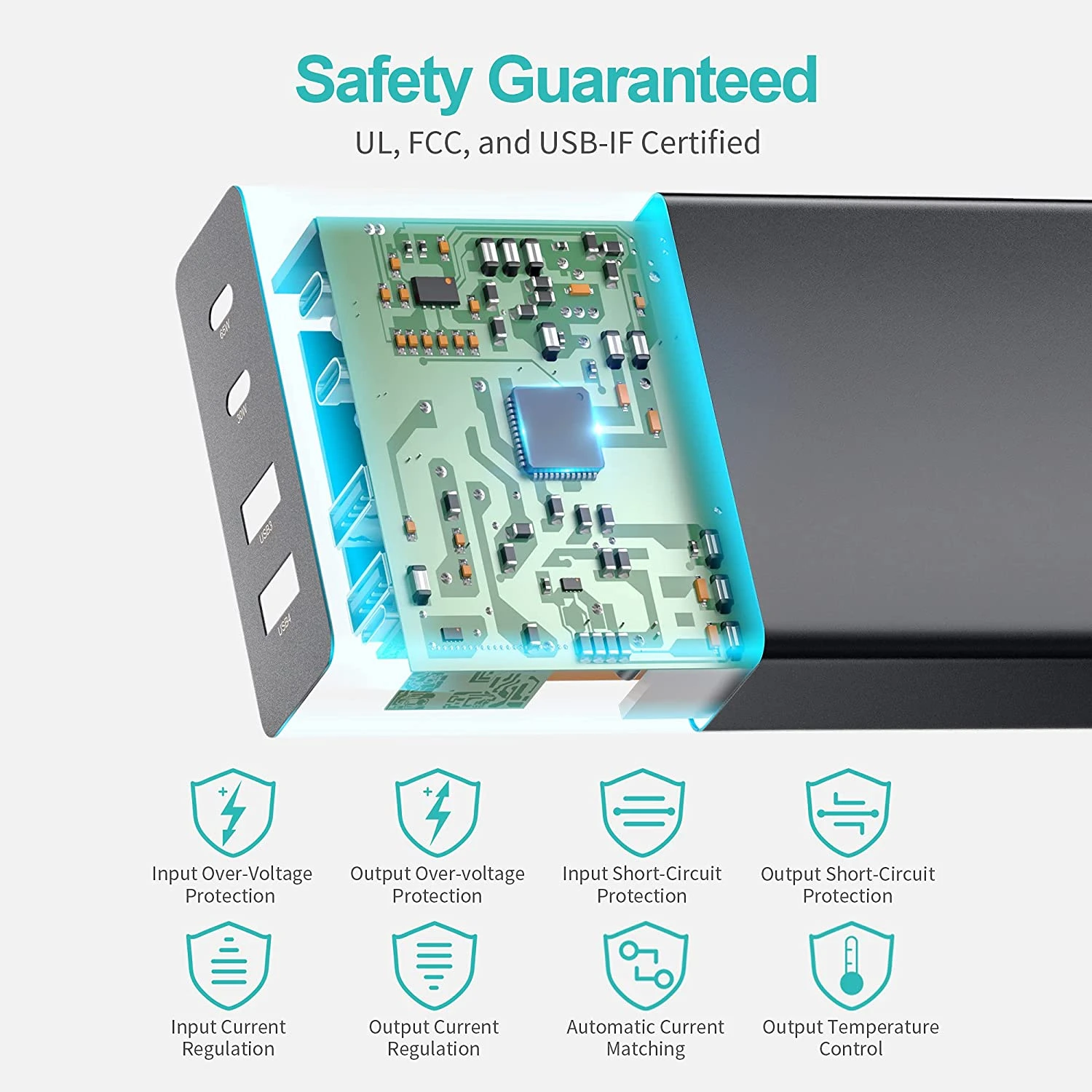 Nekteck 107W Type C Fast Charger – 65W 30W 4 Nekteck 107W Type C Fast Charger – 65W 30W - Image 2