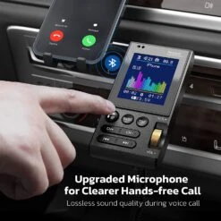 Nulaxy Bluetooth FM Transmitter – KM20 – 1.8 Inch Color Screen -Electronics Store Nulaxy Bluetooth FM Transmitter KM20 1.8 Inch Color Screen 1