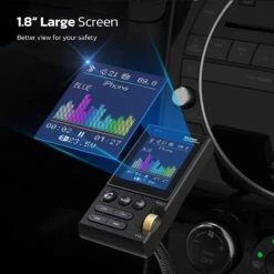 Nulaxy Bluetooth FM Transmitter – KM20 – 1.8 Inch Color Screen -Electronics Store Nulaxy Bluetooth FM Transmitter KM20 1.8 Inch Color Screen 2