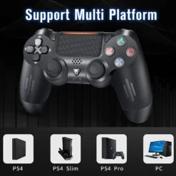 PS4 Aftermarket Wireless Controller Black 8 PS4 Aftermarket Wireless Controller Black -Electronics Store PS4 Aftermarket Wireless Controller Black 1