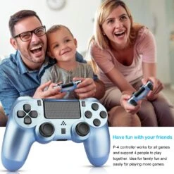 PS4 Aftermarket Wireless Controller Blue -Electronics Store PS4 Aftermarket Wireless Controller Blue 1