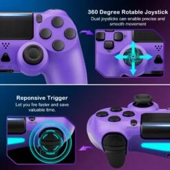 PS4 Aftermarket Wireless Controller Purple 11 PS4 Aftermarket Wireless Controller Purple -Electronics Store PS4 Aftermarket Wireless Controller Purple 2