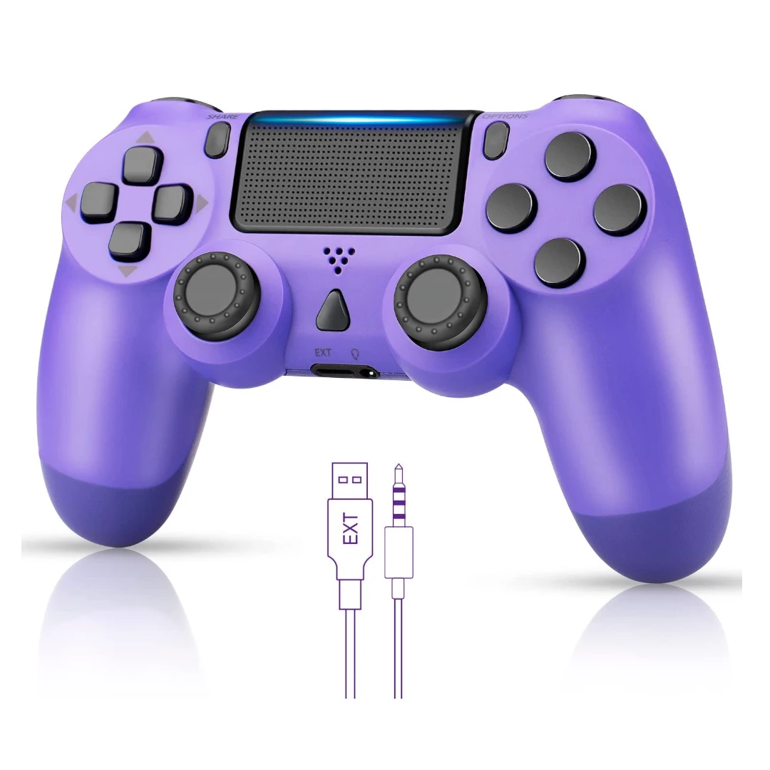 PS4 Aftermarket Wireless Controller Purple 3 PS4 Aftermarket Wireless Controller Purple