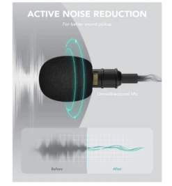 Pop Voice Pv610+ Lavalier Microphone -Electronics Store Pop Voice Pv610 Lavalier Microphone