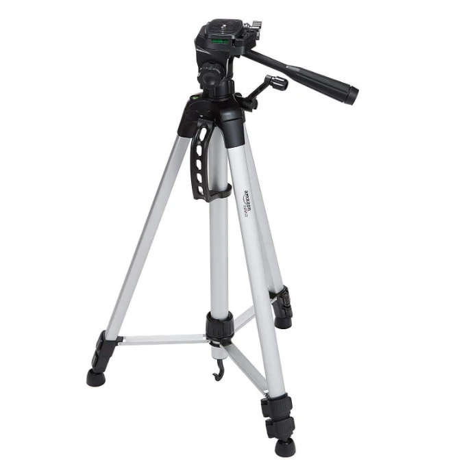 AmazonBasics Lightweight Camera Mount Tripod Stand With Bag – 16.5 – 50 Inches Chrome 4 AmazonBasics Lightweight Camera Mount Tripod Stand With Bag – 16.5 – 50 Inches Chrome - Image 2