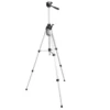 AmazonBasics Lightweight Camera Mount Tripod Stand With Bag – 16.5 – 50 Inches Chrome