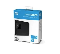 WD – Easystore 5TB External USB 3.0 Portable Hard Drive – Black