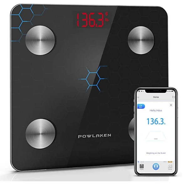Powlaken Body Fat Scale Smart BMI Scale 3 Powlaken Body Fat Scale Smart BMI Scale