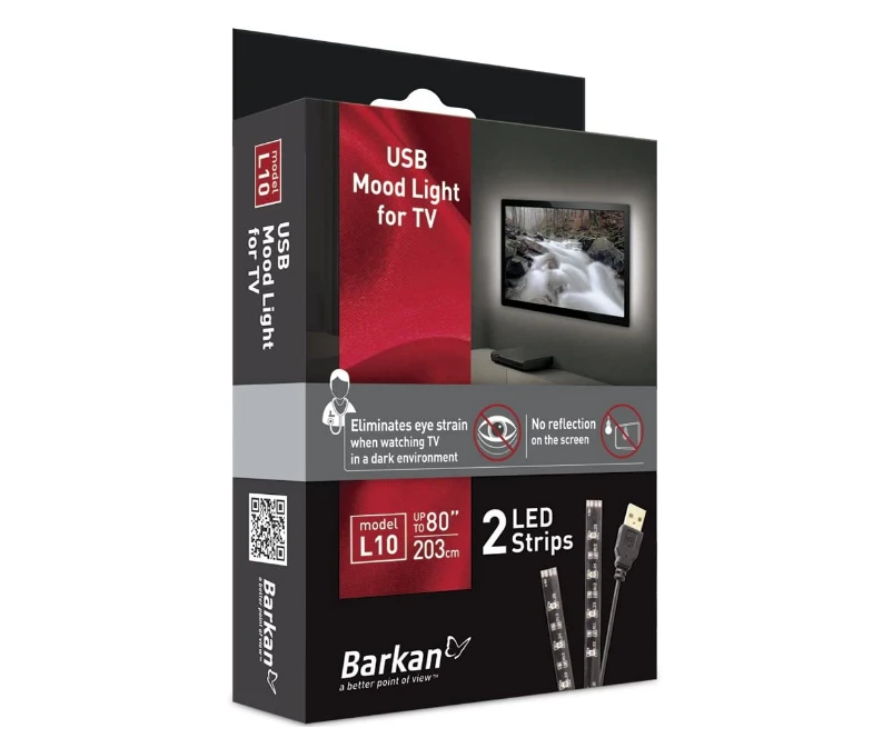 Barkan L10 USB Mood Light, For TV Up To 80 Inches/203cm 3 Barkan L10 USB Mood Light, For TV Up To 80 Inches/203cm