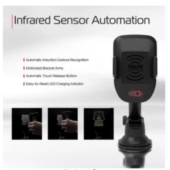 Tzumi Intelligrip Wireless Fast Charger Smart Dash Mount – Black -Electronics Store Screen Shot 2021 02 19 at 1.17.51 PM