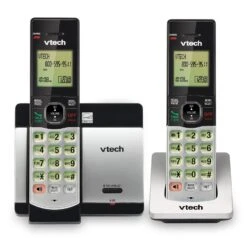 VTech CS5119-2 DECT 6.0 Cordless Phone – 2 Handset Landline Phone – Silver With Caller ID/Call Waiting