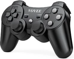Voyee Gamepad With Upgraded Joystick – Double Shock Compatible With Playstation 3 – Wireless – Black -Electronics Store Voyee Gamepad with Upgraded Joystick Double Shock Compatible with Playstation 3 Wireless Black 4