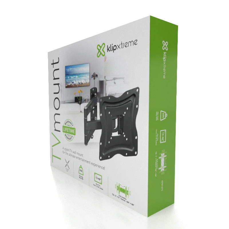 Klip Xtreme Kpm-875 – Wall Mount 13-46 Inch 180 4 Klip Xtreme Kpm-875 – Wall Mount 13-46 Inch 180 - Image 2