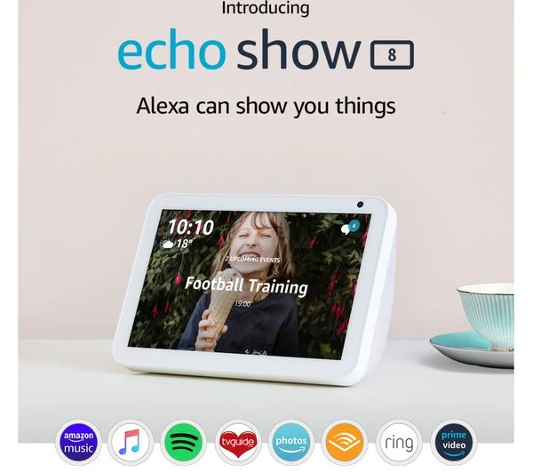 Amazon Echo Show 8 – White 5 Amazon Echo Show 8 – White - Image 3