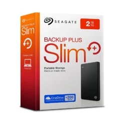 Seagate Backup Plus Slim 2TB External Hard Drive USB 3.0