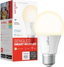 Sengled – Smart Wi-Fi LED Soft White A19 Bulb