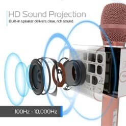 Tzumi PopSolo – Rechargeable Bluetooth Karaoke Microphone -Electronics Store tzumi pop solo glowkaraoke mic3