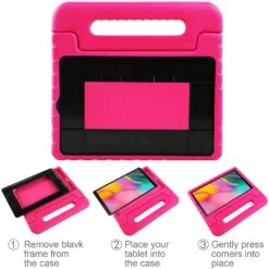 Universal 8 Inch Shock Proof Kids Case – Pink