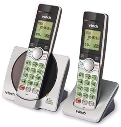 Vtech Cs6919-2 2 Handset Coredless Phone Silver