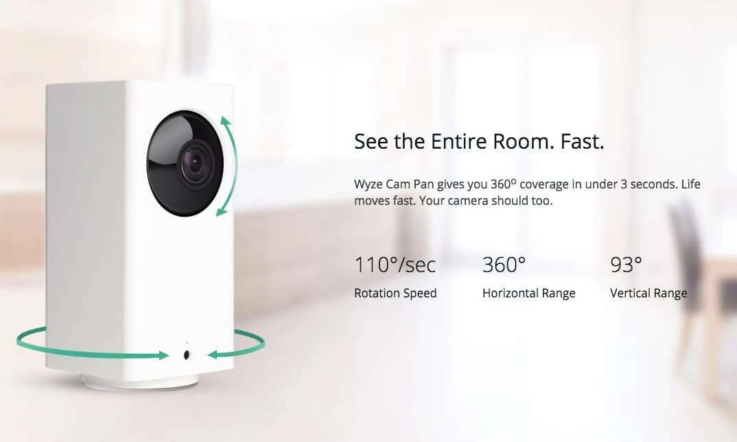Wyze Cam Pan 1080p Wi-Fi Indoor Smart Home Camera 6 Wyze Cam Pan 1080p Wi-Fi Indoor Smart Home Camera - Image 4